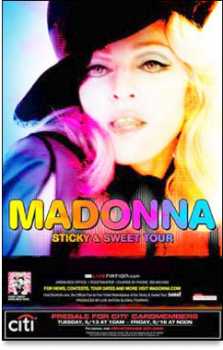 Foto: Sells Bilhetes do concert MADONNA STICKY&SWEET TOUR - ROMA