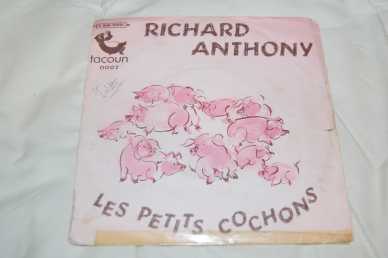 Foto: Sells 45 RPM LES PETITS COCHONS - RICHARD ANTHONY