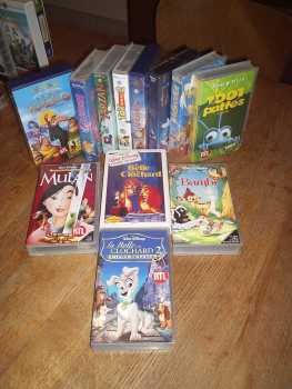Foto: Sells 12 VHS BAMBI-ARISTOCHATS-BELLE ET LE CLOCHARS ECT... - WALT DISNEY